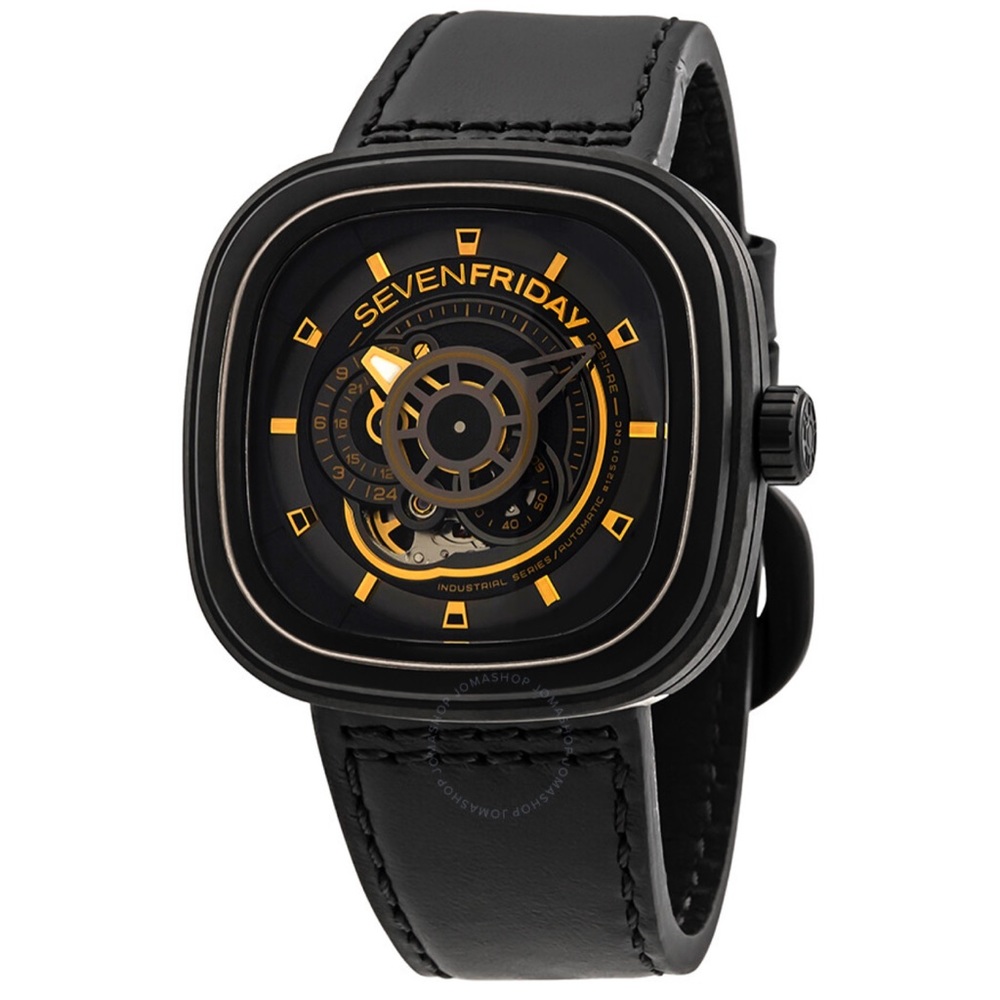 P-Series Automatic Black Dial Men's Watch